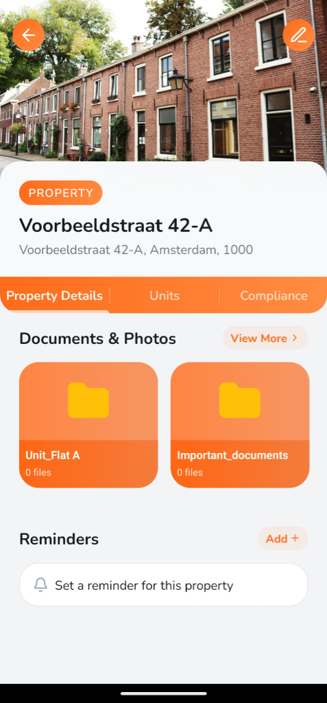 Property Insights App Screenshot (Light)